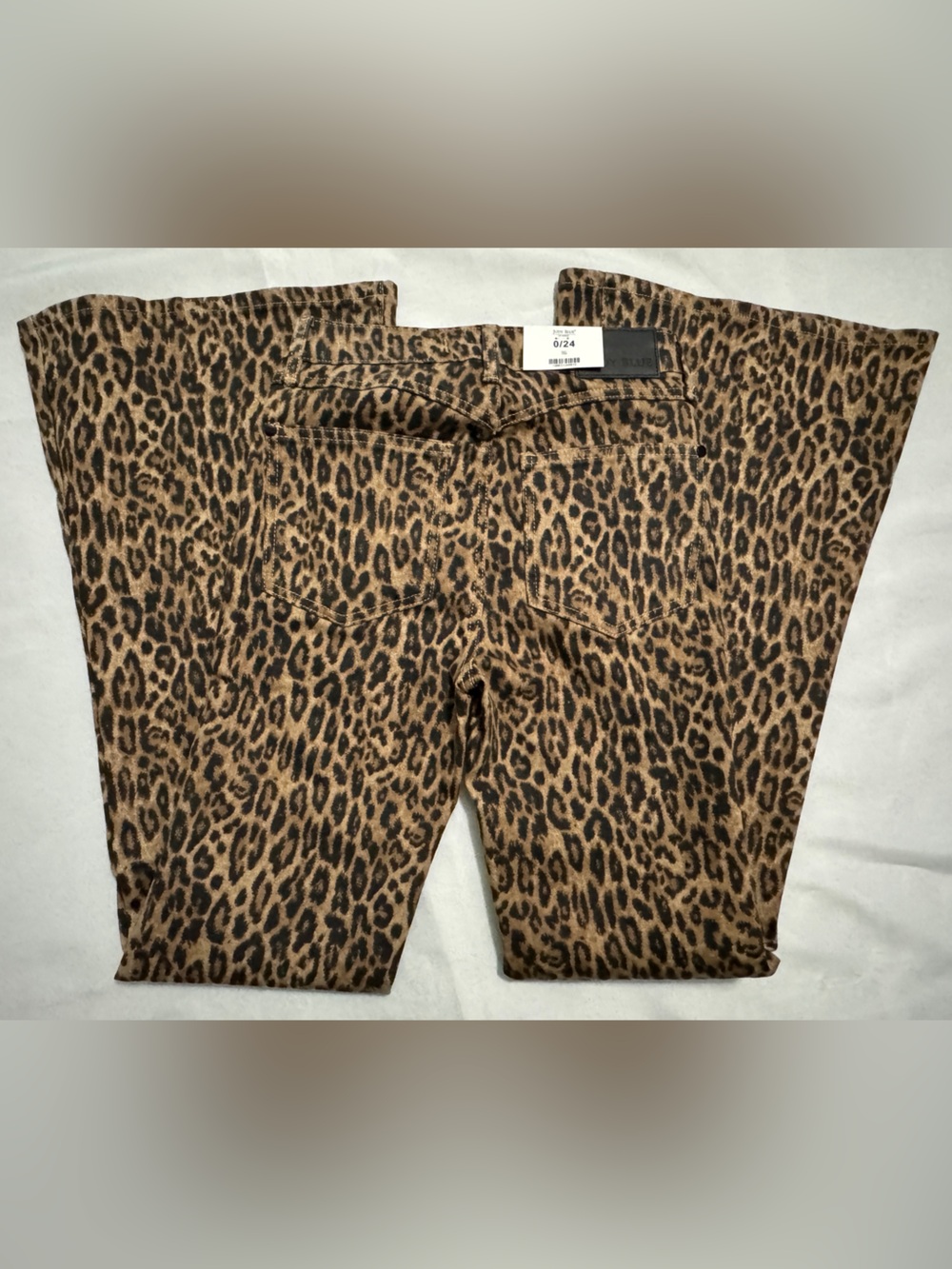 NWT Judy Blue Jaqueline Flare Jeans in Leopard Luxe - Picture 8 of 10